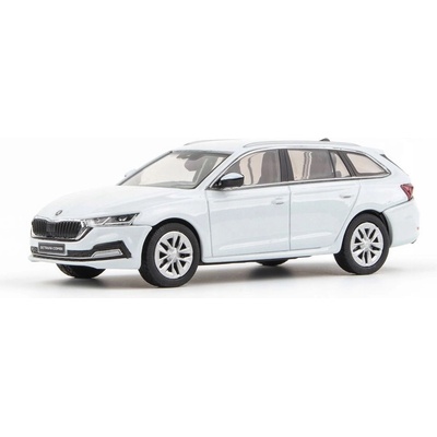 ABREX Škoda Octavia IV Combi 2020 Biela Moon Metalíza 1:43