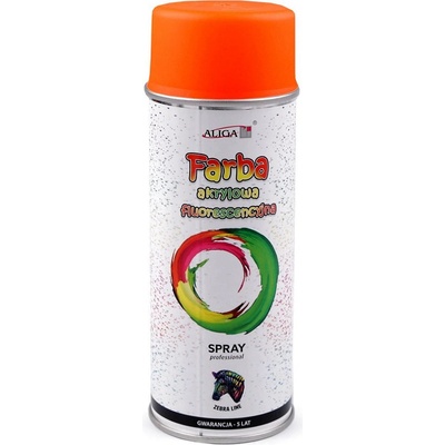 Prima-obchod akrylová barva fluorescenční ve spreji 400 ml oranžová neon