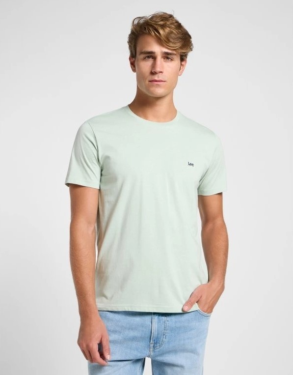Lee PATCH LOGO TEE SOFT SAGE