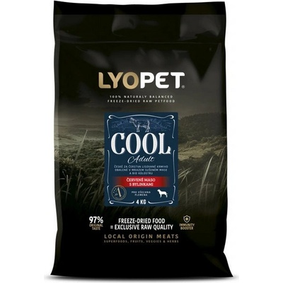 Lyopet Za studena lisované 89 % červeného masa 4 kg