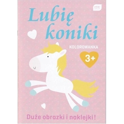 Omaľovánka Interdruk s nálepkami 3+
