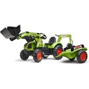 FALK Šliapací traktor Claas Arion 430 s nakladačom rýpadlom a vlečkou