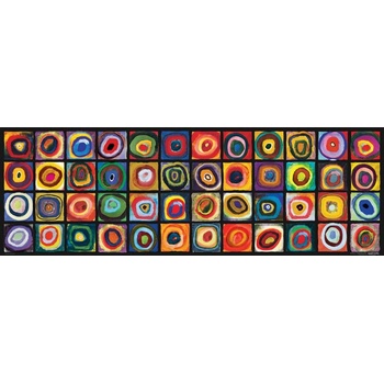 Image 1 of EUROGRAPHICS - Puzzle Kandinsky: Color Study of Squares - 1 000 piese