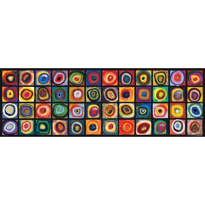 EUROGRAPHICS - Puzzle Kandinsky: Color Study of Squares - 1 000 piese