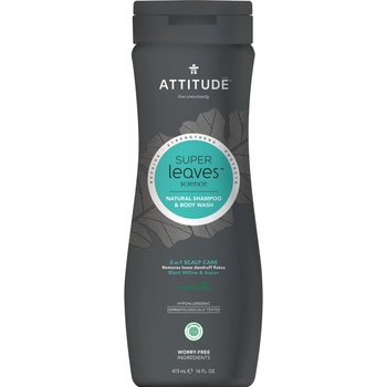 Attitude Super leaves pánsky šampón & telové mydlo proti lupinám 473 ml