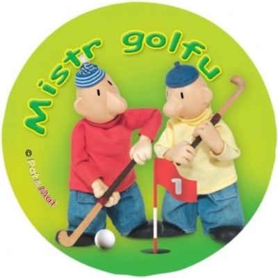 Nohel Garden placka Pam mistr golfu odznak 44 mm
