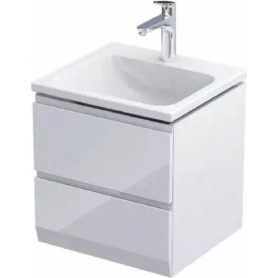 Oristo Brylant Uni skříňka 49.6x45.5x50 cm pod umyvadlo závěsná bílá OR36-SD2S-50-1-V3