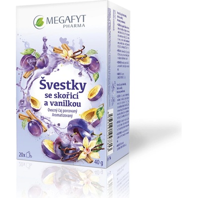 Megafyt Švestky se skořicí a vanilkou n.s.20 x 2 g