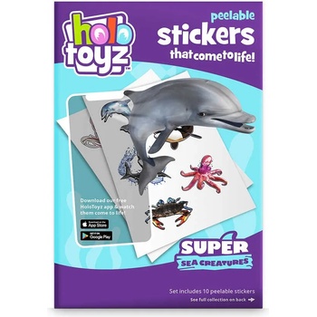 Image 1 of HoloToyz Стикери с Augmented Reality, HoloToyz - Морски създания (ST60-S)