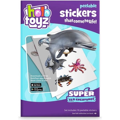HoloToyz Стикери с Augmented Reality, HoloToyz - Морски създания (ST60-S)