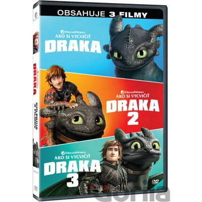 Ako si vycvičiť draka kolekcia 1.-3. DVD