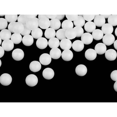 Prima-obchod Polystyrenové kuličky Ø10; 12 mm, barva 2 Ø12 mm bílá
