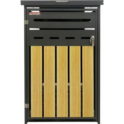 Scorpion elektro s.r.o Přístřešek na popelnici D02GW1 antracit/hnědý