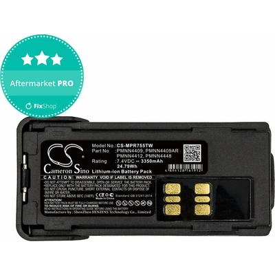 Baterie pro Motorola DP2600, 4000, 4600, 4800, XPR3000, XPR3300, 3350mAh, Li-Ion, 7.4V, PMNN4409, HQ
