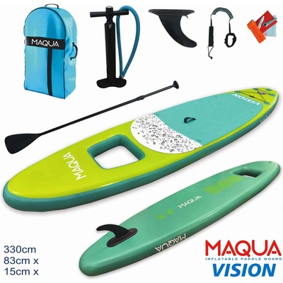 Maqua К-т надуваема sup дъска vision 10’8’’ с прозорец
