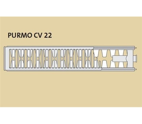 Purmo CV22 600 x 2000