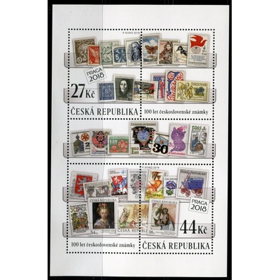 Česká pošta (2018) Pof. A 982 - 983 ** - Česká republika - 100 let československé poštovní známky