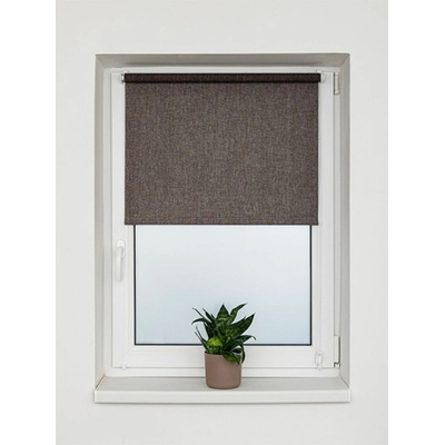 DeCori Roleta Bau Mini 57x150 melange 739 tmavě hnědá