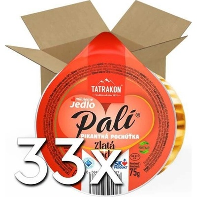 Tatrakon Pali® Pikantná pochúťka Zlatá rada 33 x 75 g