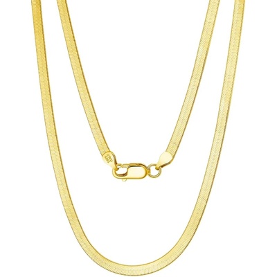 Majya Stříbrný řetízek pozlacený 11483