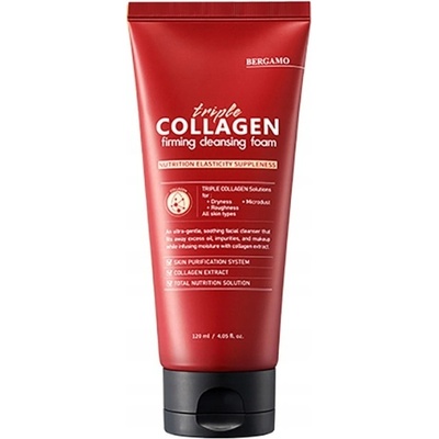 Bergamo Triple Collagen pleťová pěna 120 ml