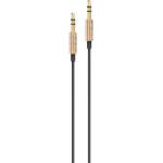 Awei кабел AUX-001 jack 3, 5 - jack 3, 5, златен (Awe000229)