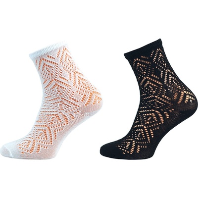 Novia dámské ponožky krajka Dana 5 párů bílé