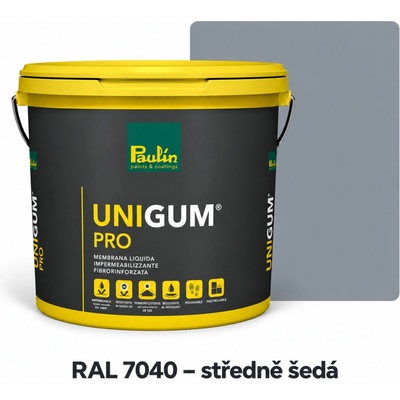 Paulín UNIGUM PRO – tekutá guma a hydroizolační membrána Balení: 18 kg, Odstín: RAL 7040