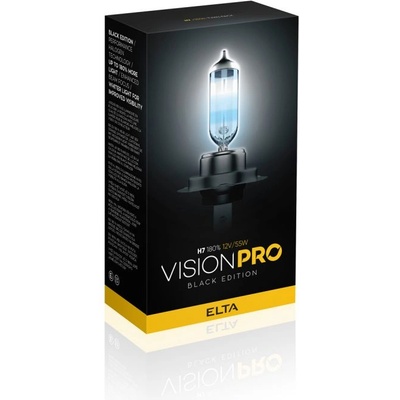 H7 12V 55W VISION PRO 180% Black Edition BOX 2ks (3204)
