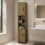 TopMebel Шкаф за кухня/баня TopMebel от меламин в цвят орех 35x29.6x180см