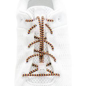 LOCK LACES Шнурове за обувки, дъга (LL5022)