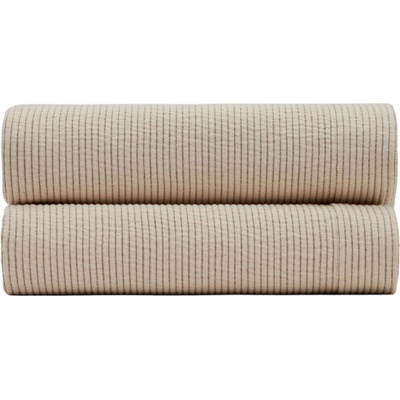 Kave Home přehoz na postel Béžový bavlněný Bedar 240 x 260 cm