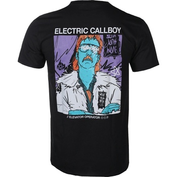 NNM мъжка тениска Electric Callboy - Elevator Operator Scratch - Черна - 51397500