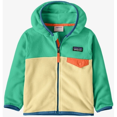 Patagonia Micro D Snap-T Jacket buttercup yellow w/aqua stone