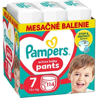 Pampers Active Baby Pants 7 114ks