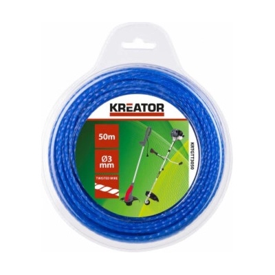KRTGTT3050 - Struna kroucená 3 mm x 50 m