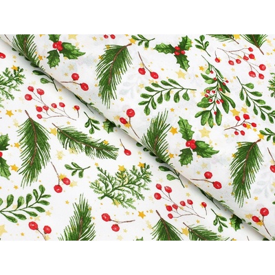 Dreamy Linens Obrus Vetvičky a imelo 140 cm