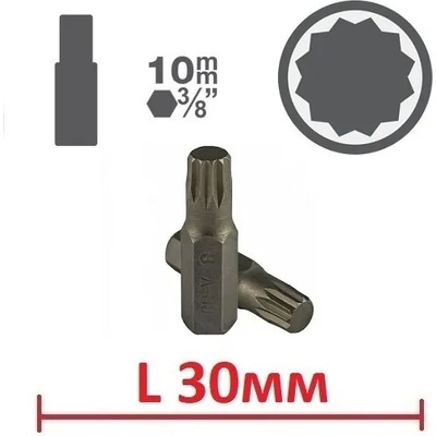 Ks tools; jbm Битове xzn l30мм на база 5/16" - от 2.40лв