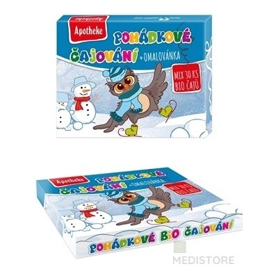 APOTHEKE KOLEKCIA Rozprávkové čajovanie BIO ovocné a bylinné čaje v nálevových vreckách + omaľovánka (inov.2022) 1x30 ks - 209199