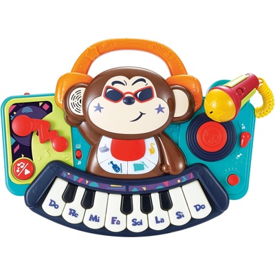 Hola Мини пиано с микрофон DJ Monkey 3137 (110372)