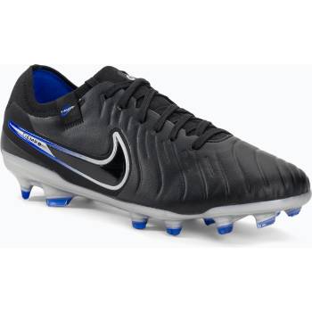 Nike Tiempo Legend 10 Pro FG футболни обувки черни/хром/хипер реални