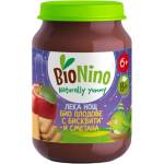BioNino Био пюре BioNino Лека нощ - Плодове с бисквити и сметана, 6 м+, 190 g (BN2492) - baby