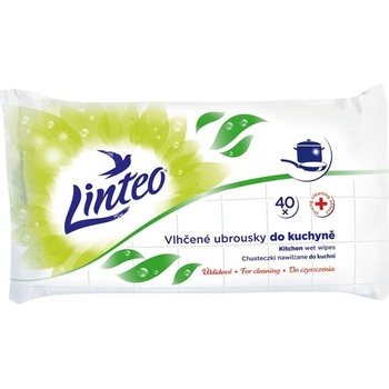 LINTEO Satin Vlhčené ubrousky do kuchyně 40 ks