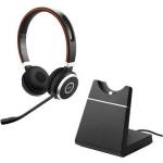 Jabra Evolve 65 UC Stereo & Charging Stand (6599-823-499) Слушалки