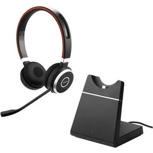 Jabra Evolve 65 UC Stereo & Charging Stand (6599-823-499) Слушалки