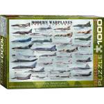 EUROGRAPHICS - Puzzle Modern Fight Aircrafts - 1 000 piese