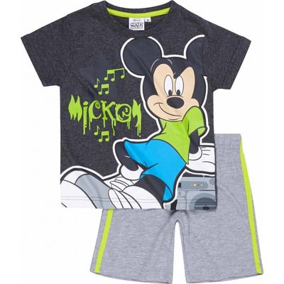 Disney Komplet Mickey Mouse s bermudy černý color