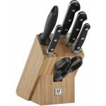 ZWILLING Комплект ножове с блок professional "s", 7 бр. , с точило и ножица, zwilling (zw35621004)