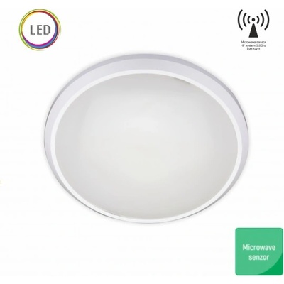 Mitea Lighting M271-C - LED плафон с микровълнов сензор, 12W, 850lm, 6000K, IP20, бял