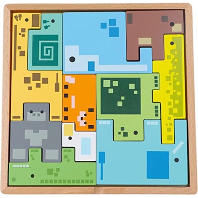 Trefl Дървен пъзел Trefl - Pixel Gang (61640)